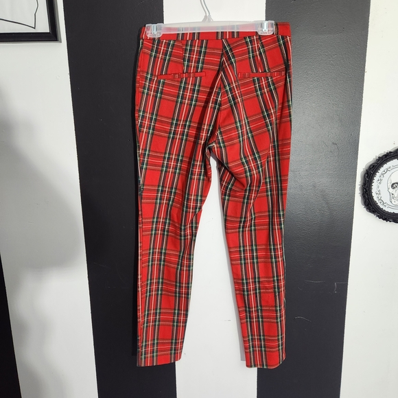 H&M Punk Plaid Skinny Pants - Picture 2 of 3